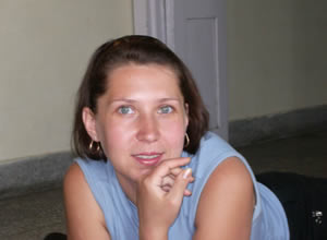 Наташа из Казахстана, время от времени пребывающая в Индии.