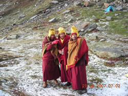 Среди них было немножко Тибетцев.