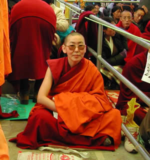 Надюшка, буддисткая монахиня.